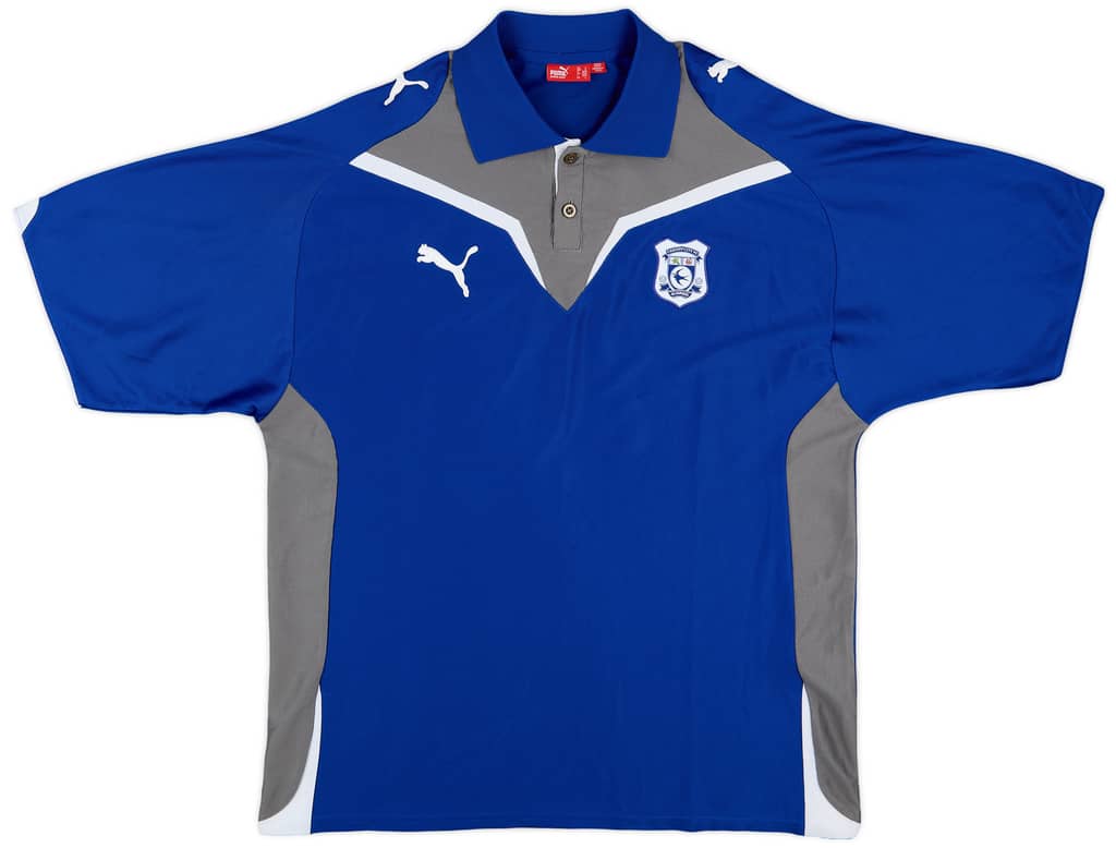 2009-10 Cardiff Puma Polo Shirt - 9/10 - (L)