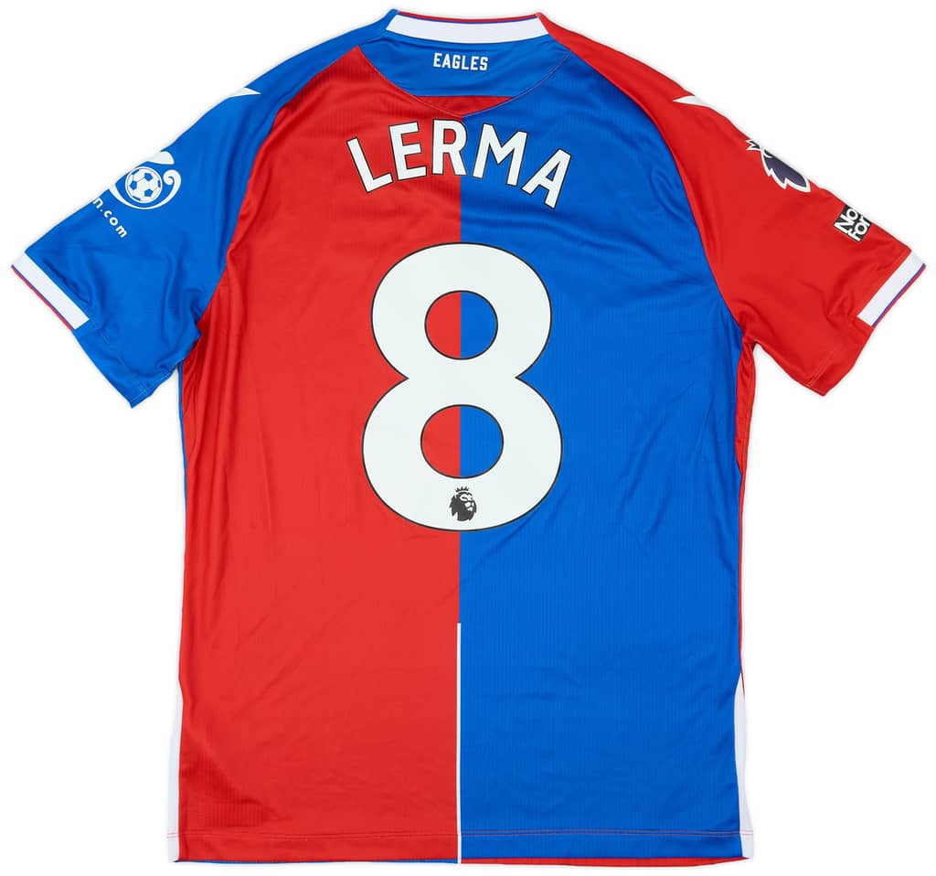 2023-24 Crystal Palace Match Issue Home Shirt Lerma #8