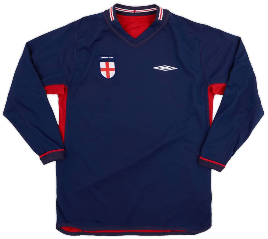 2002-04 England Away Shirt - 7/10 - (XL.Boys)