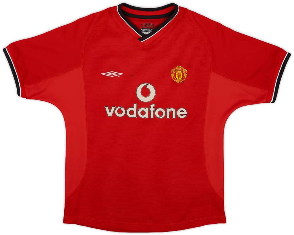 2000-02 Manchester United Home Shirt - 6/10 - (M.Boys)