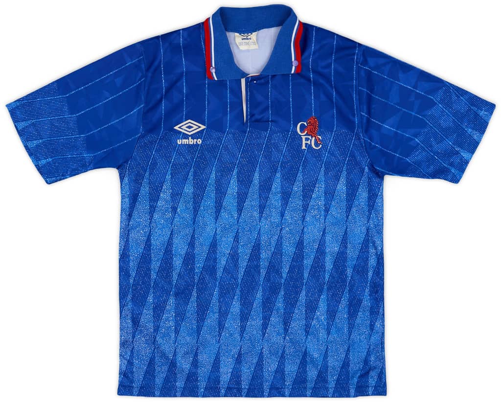 1989-91 Chelsea Home Shirt - 10/10 - (S.Boys)