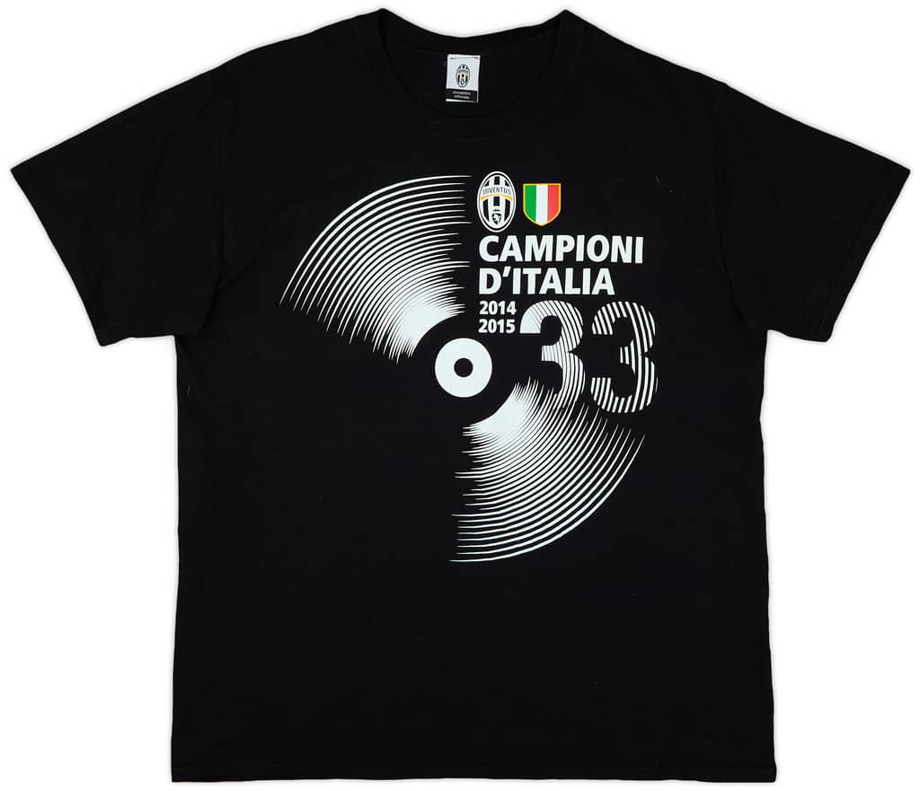 2015 Juventus Campion D'Italia Cotton Tee - 7/10 - (XL)