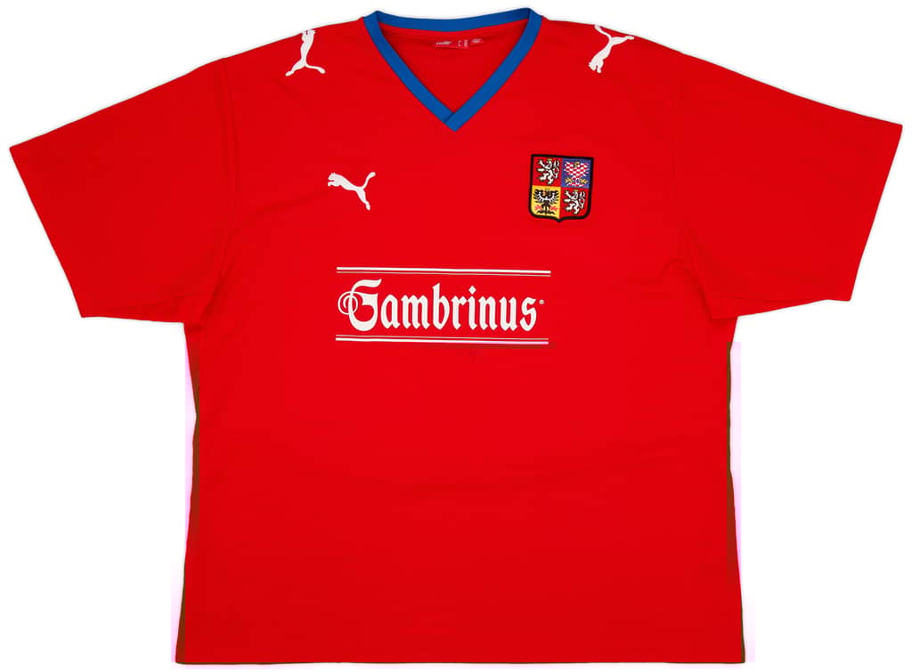 2008-09 Czech Republic Basic Home Shirt - 7/10 - (XXL)