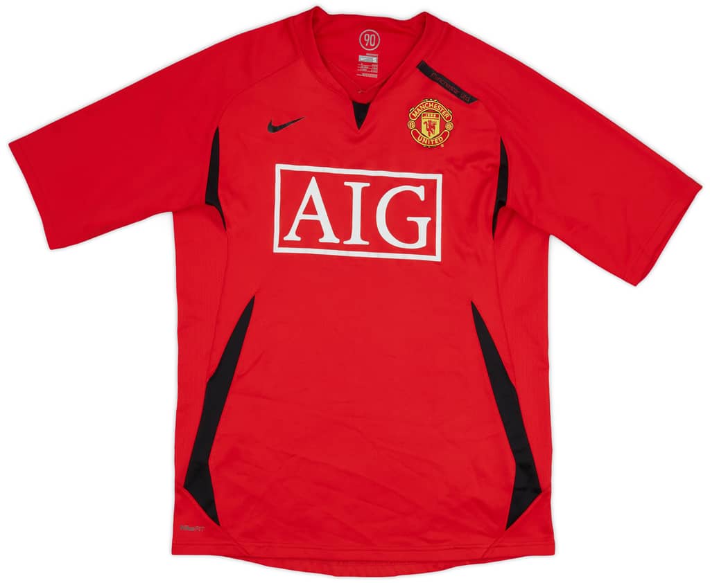 2007-08 Manchester United Nike Training Shirt - 6/10 - (S)