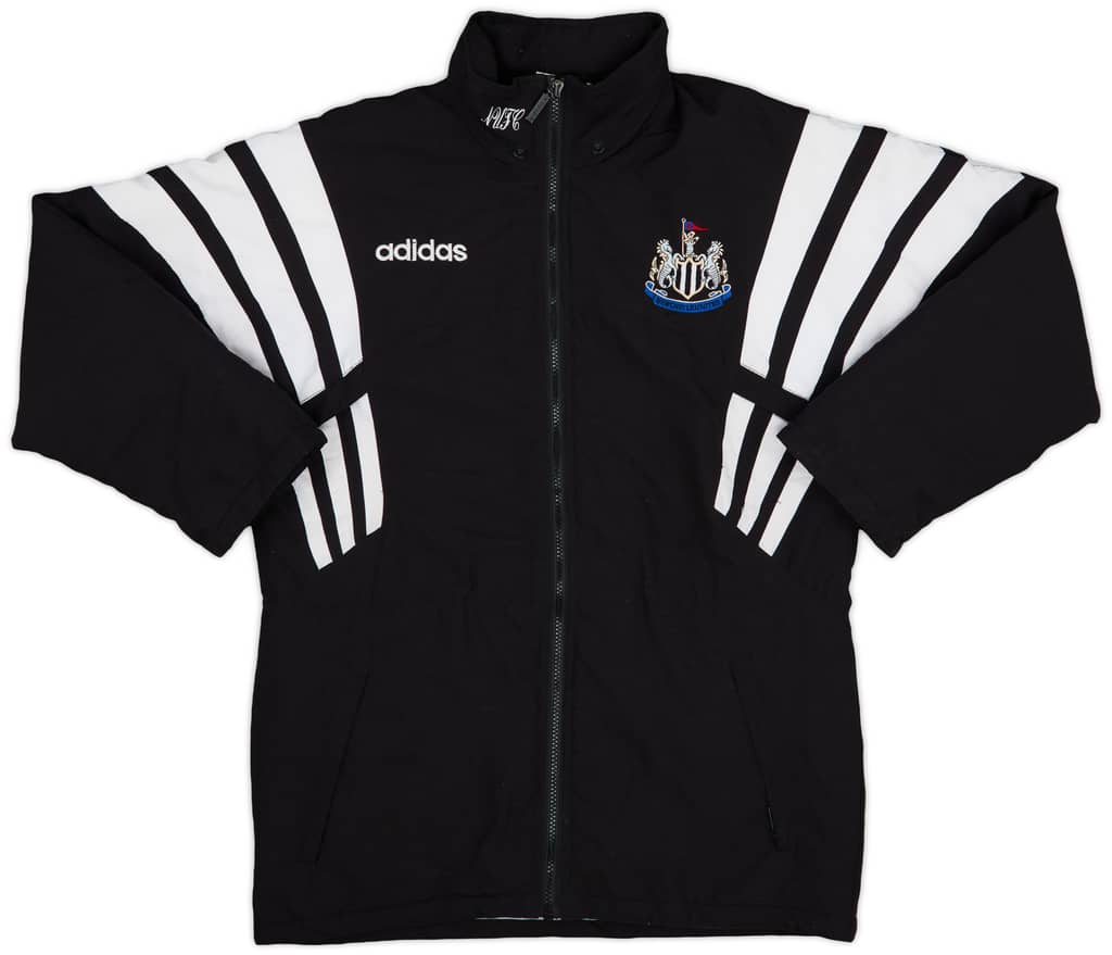 1995-96 Newcastle adidas Padded Bench Coat - 7/10 - (L.Boys)