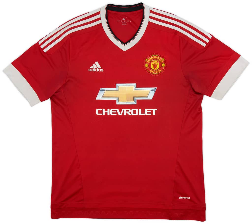 2015-16 Manchester United Home Shirt - 4/10 - (L)