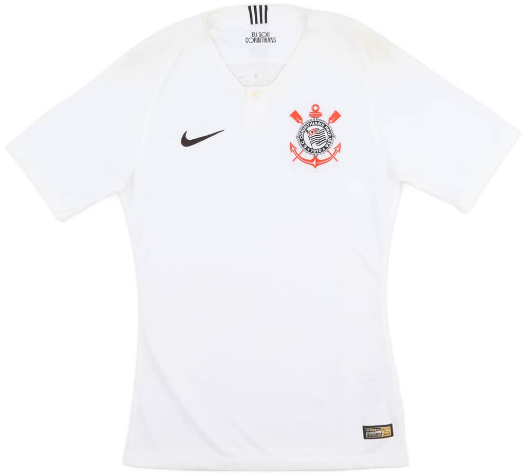 2018 Corinthians Authentic Home Shirt - 9/10 - (S)