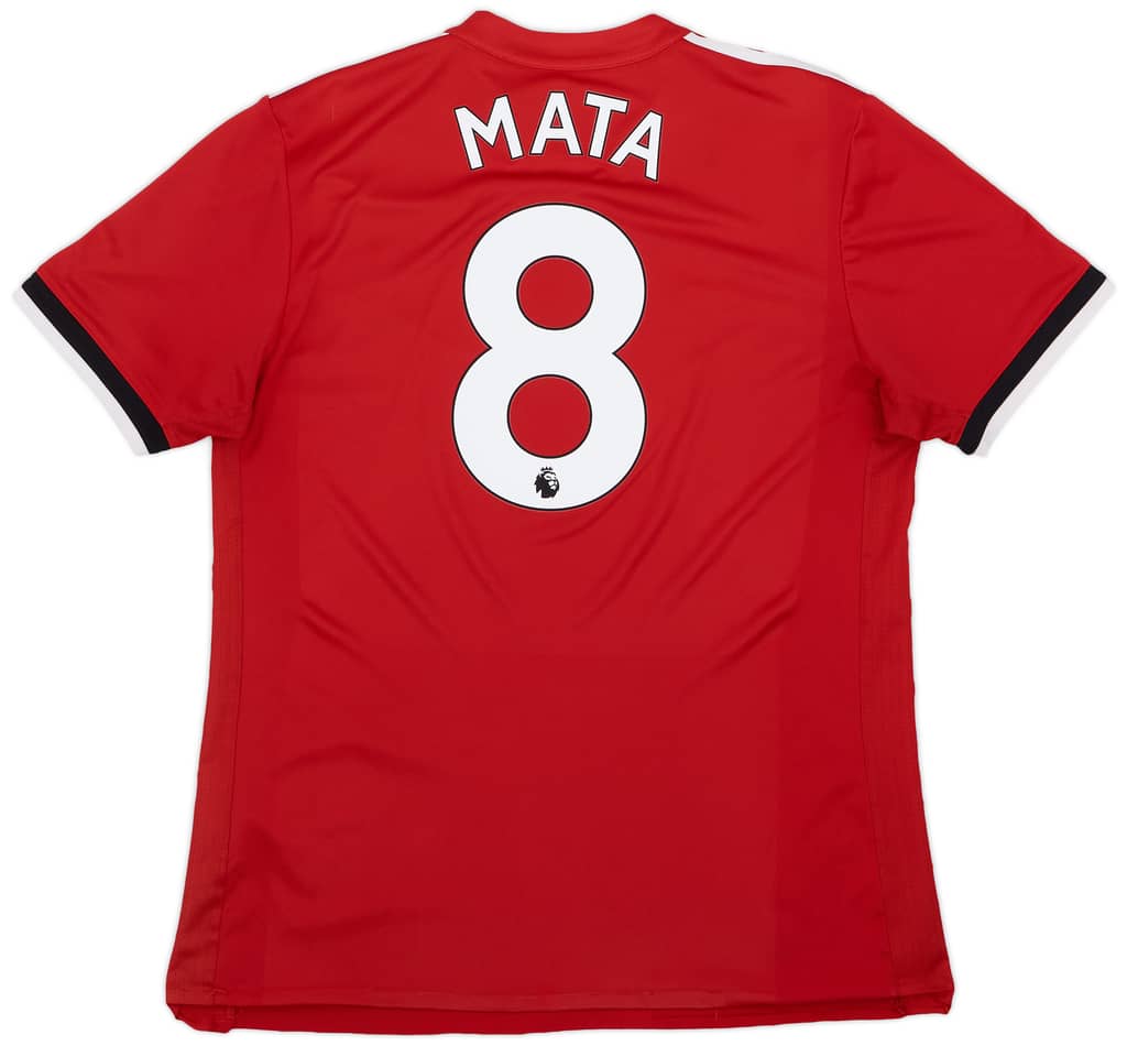 2017-18 Manchester United Home Shirt Mata #8 - 6/10 - (L)