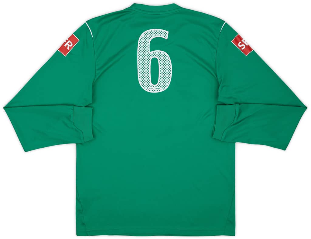 2009-10 Coupe de France adidas Template L/S Shirt #6 - 7/10 - (S)