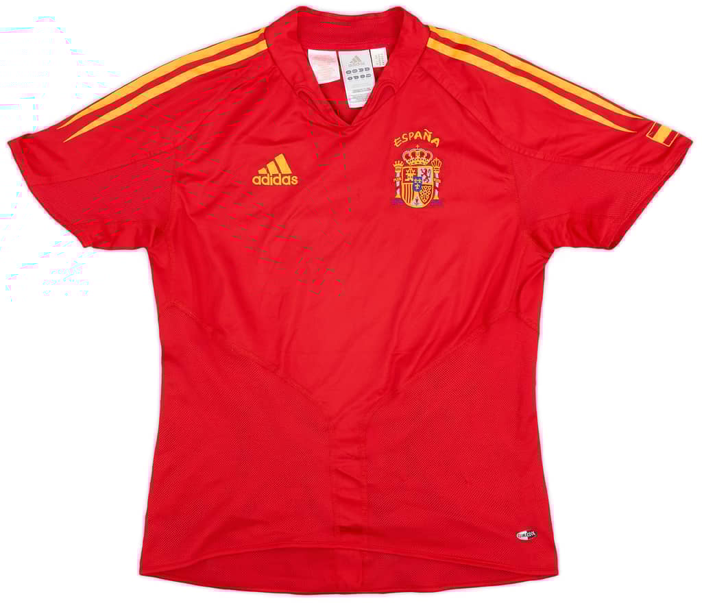 2004-06 Spain Home Shirt - 8/10 - (XL.Boys)