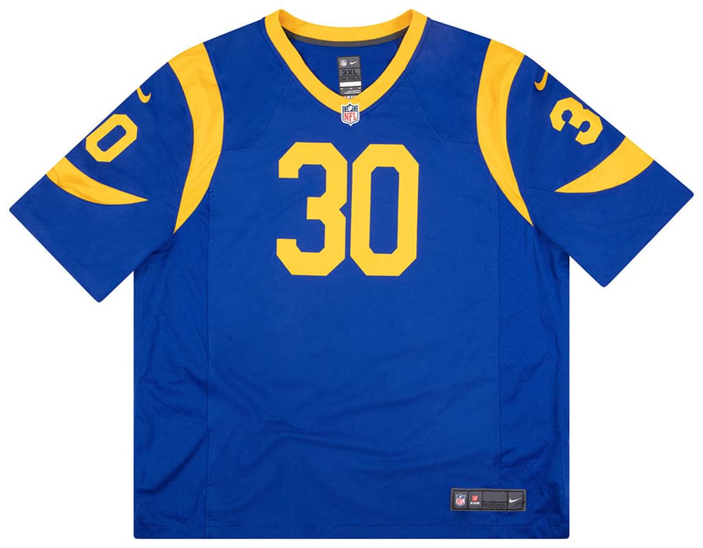 2018-19 LA Rams Gurley Ii #30 Nike Game Jersey (Home) 3XL