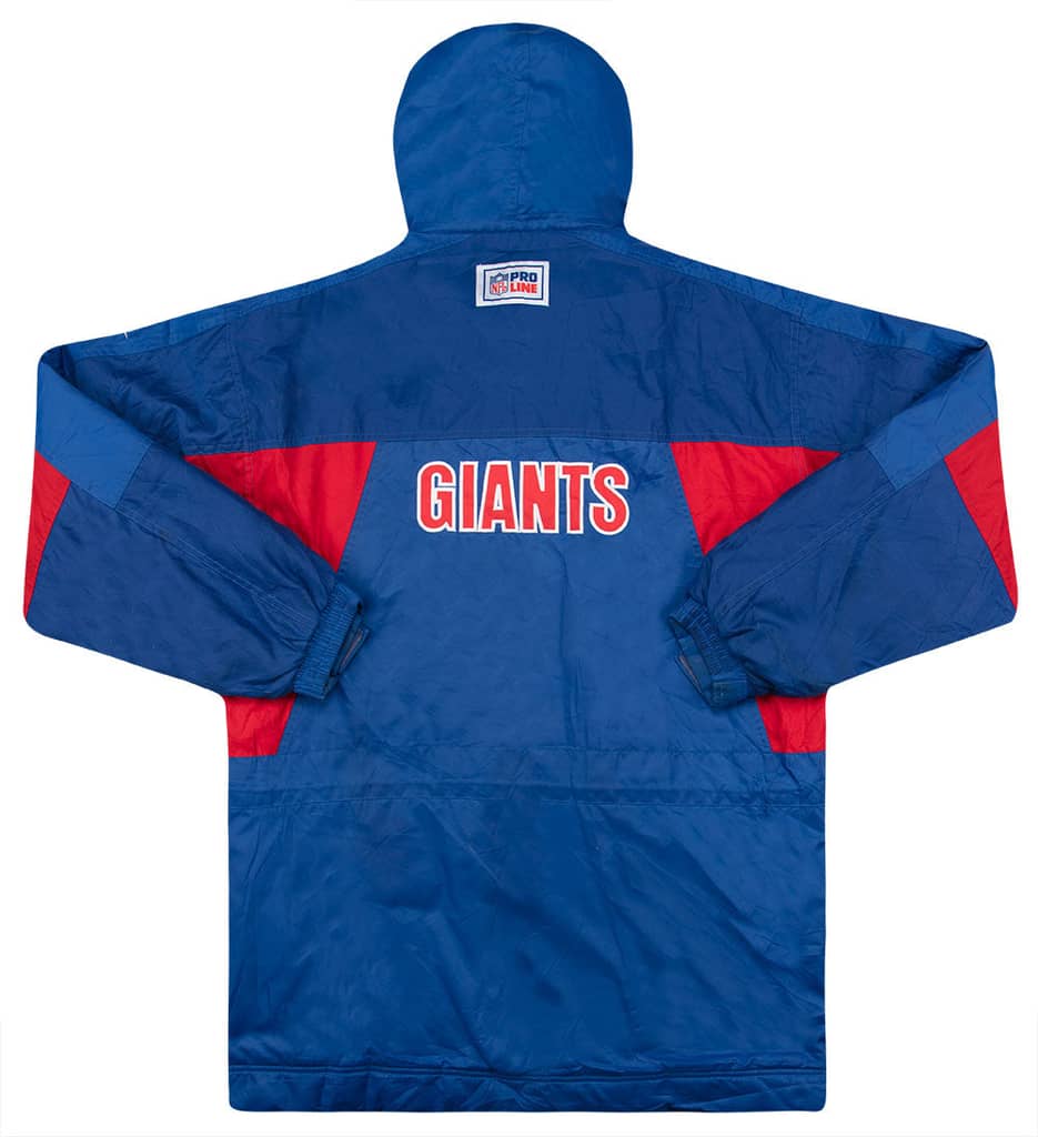 1990s New York Giants Reebok Longline Rain Coat M