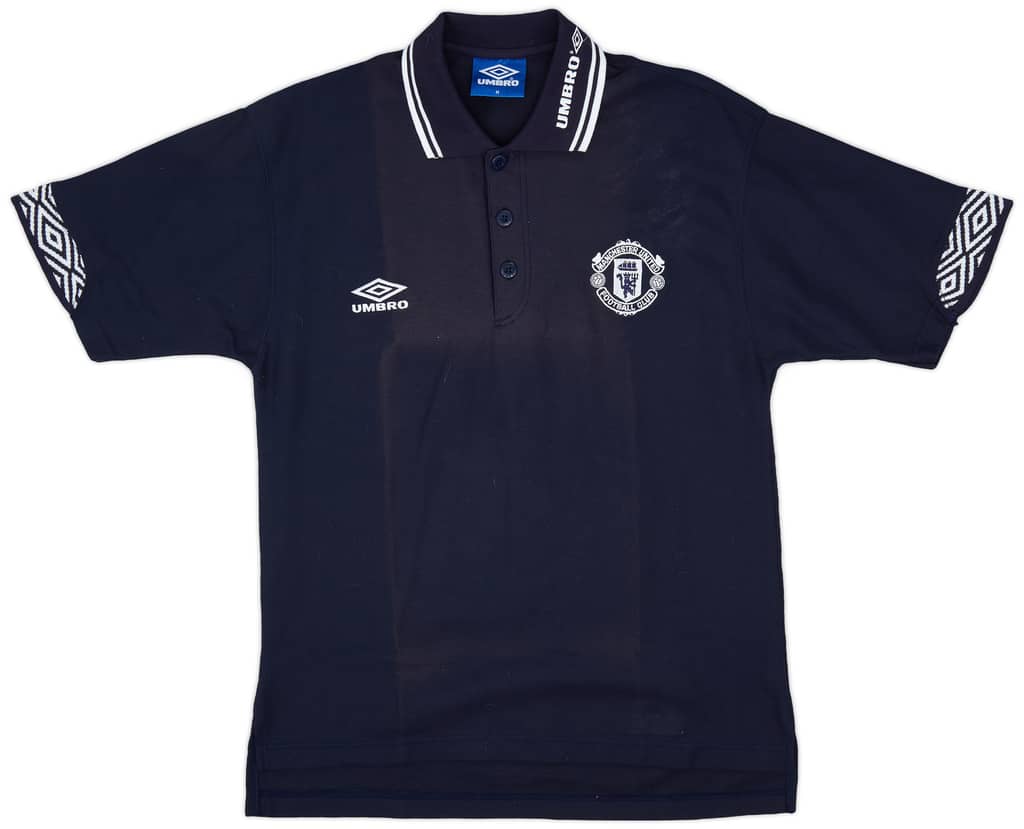 1996-97 Manchester United Umbro Polo Shirt - 5/10 - (M)