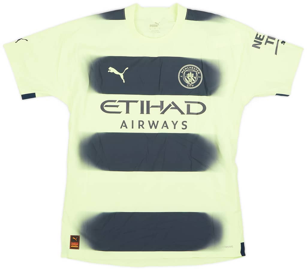 2022-23 Manchester City Match Issue FA Cup Third Shirt Edozie #53
