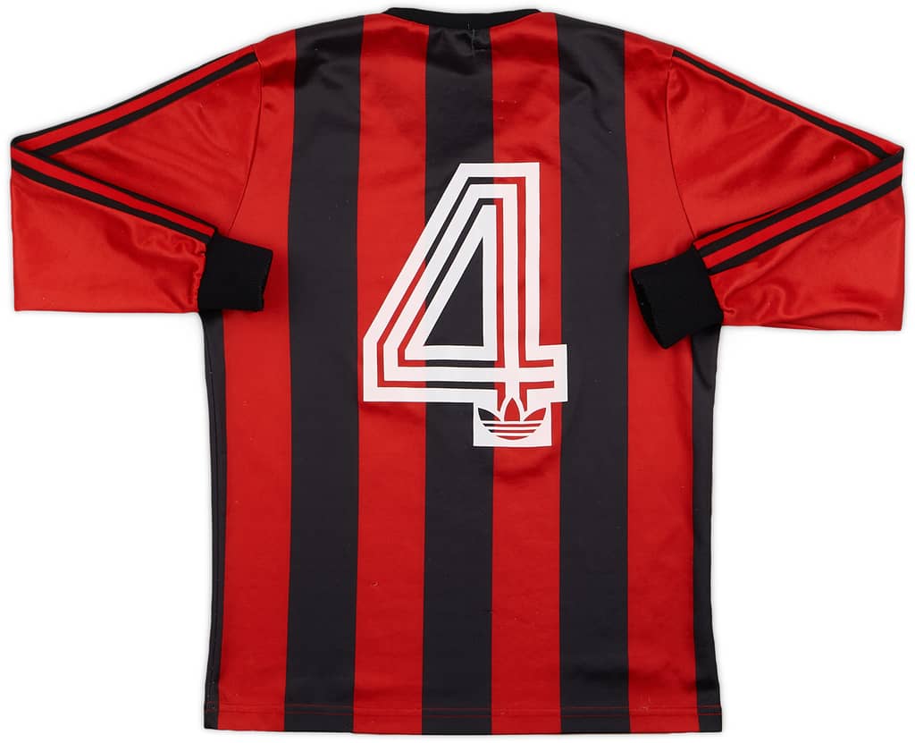 1989-91 Neuchatel Xamax Home L/S Shirt #4 - 6/10 - (L.Boys)