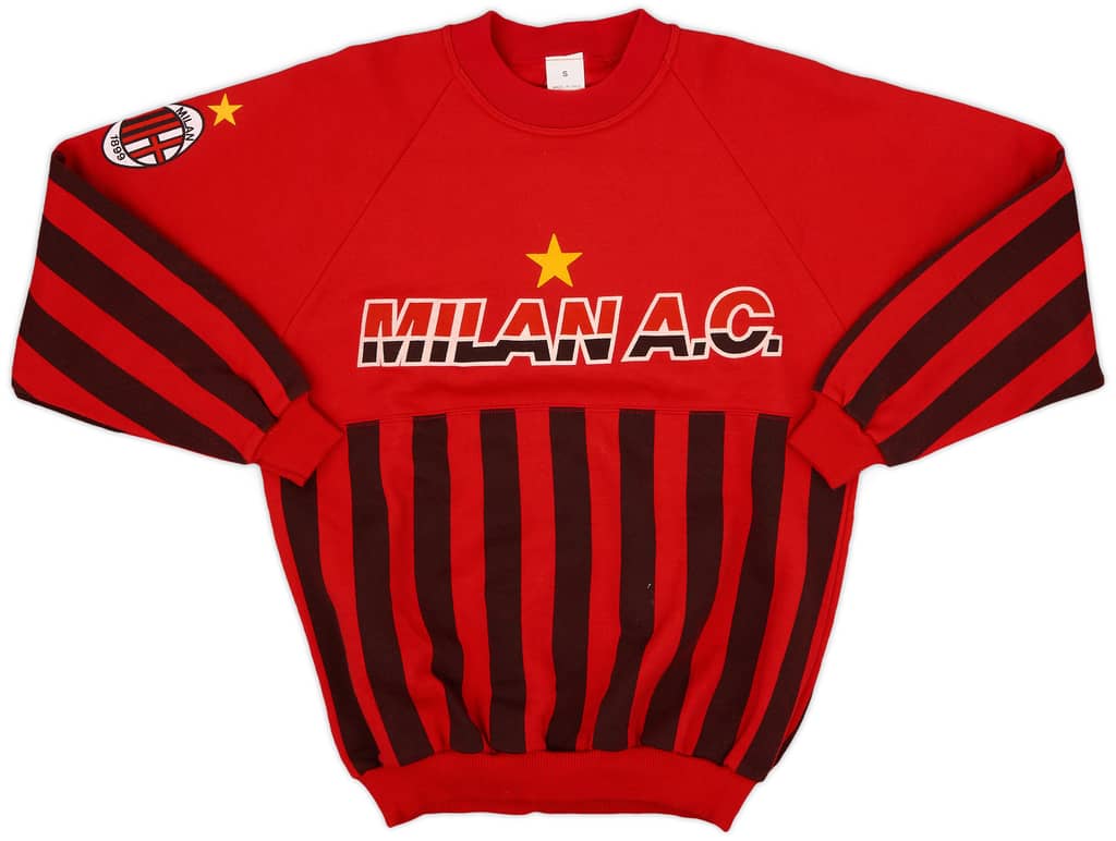 1990-91 AC Milan Le Felpe dei Grandi Club Sweat Top - 8/10 - (S)