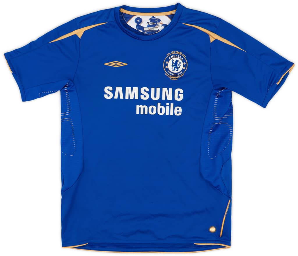2005-06 Chelsea Centenary Home Shirt - 8/10 - (XL.Boys)