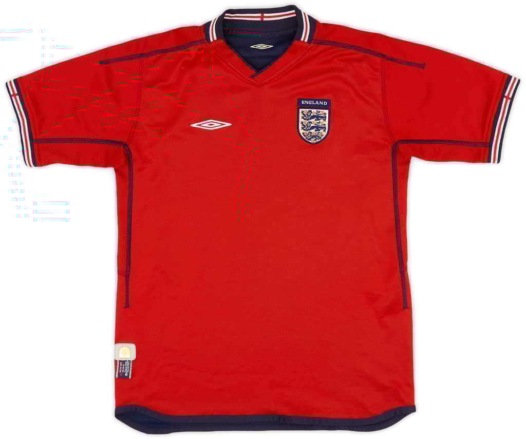2002-04 England Away Shirt - 8/10 - (XL.Boys)