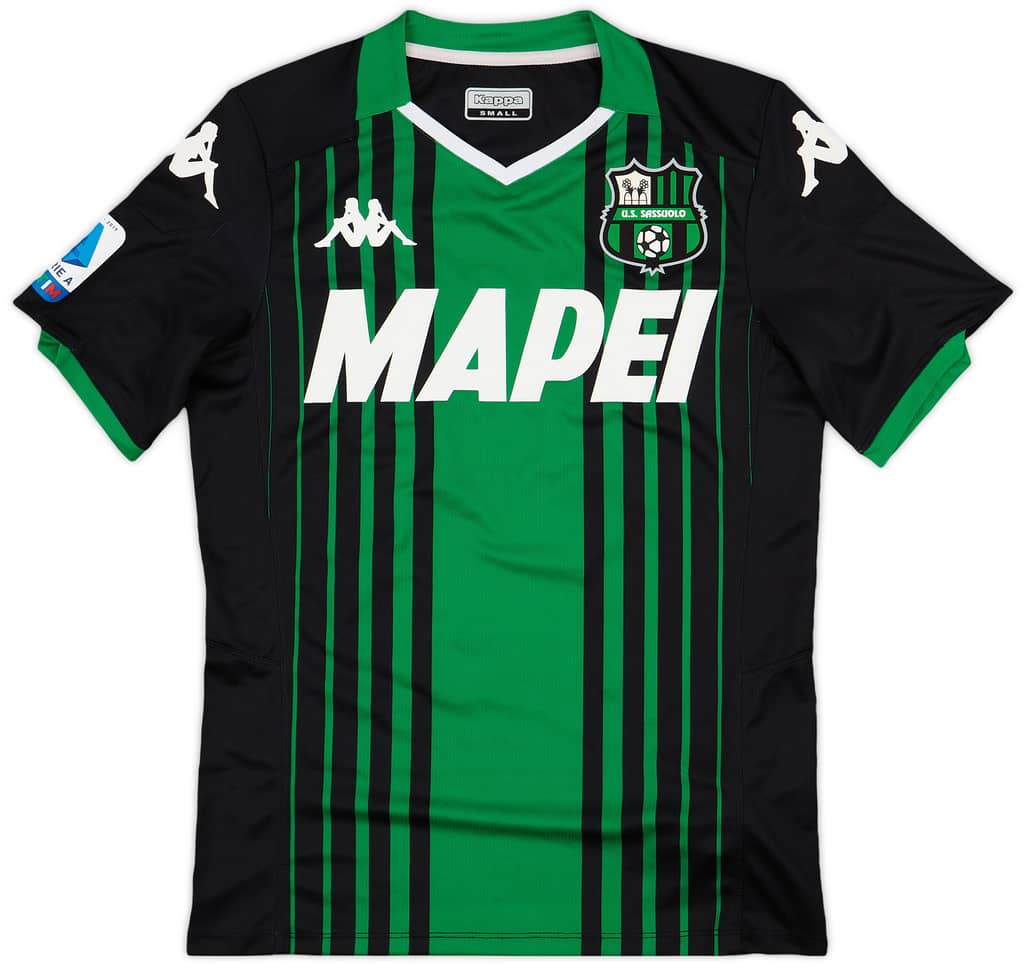 2019-20 Sassuolo Authentic Home Shirt Berardi #25 - 6/10 - (S)