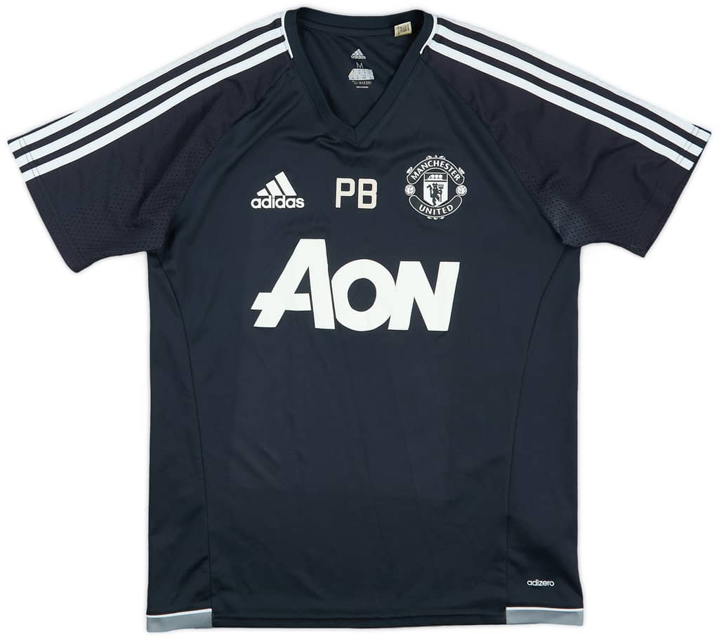 2017-18 Manchester United adidas Staff Issue Training Shirt PB - 7/10 - (M)