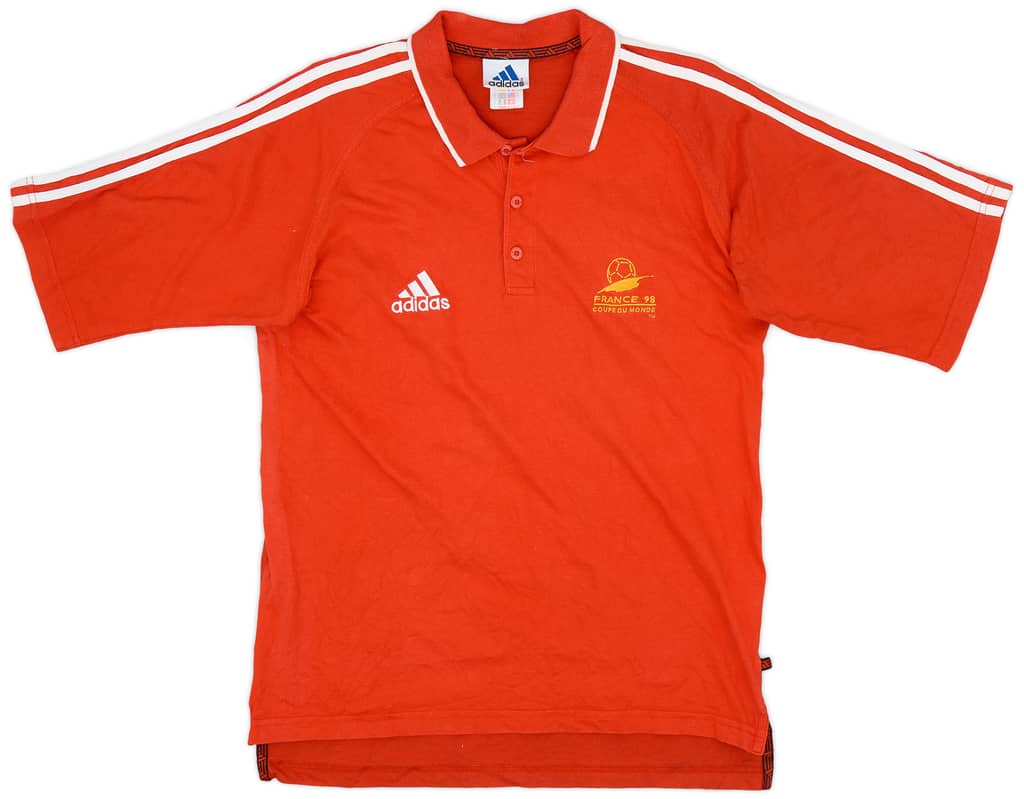 1998 adidas 'Coupe De Monde' Polo Shirt - 7/10 - (M)