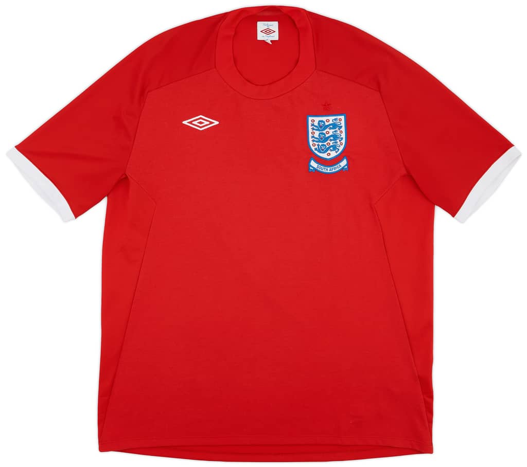 2010-11 England 'South Africa' Away Shirt - 8/10 - (XXL)
