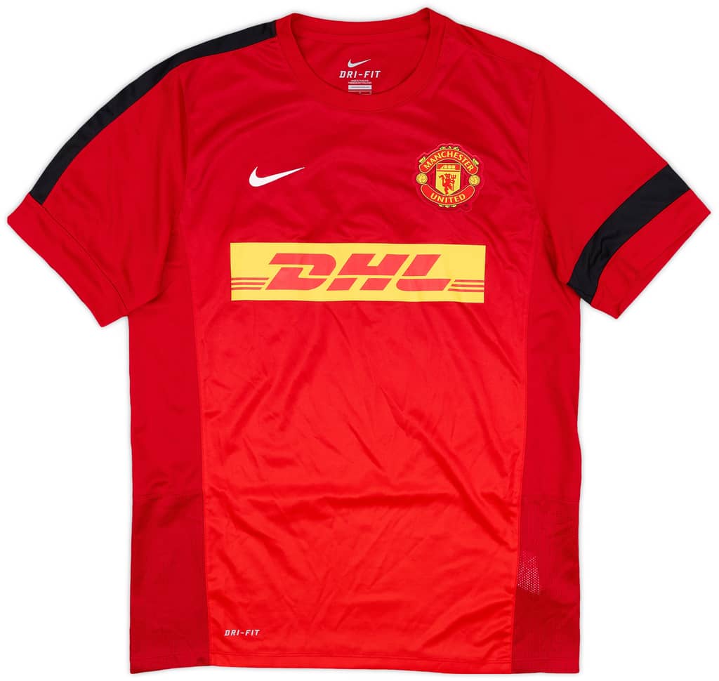2013-14 Manchester United NIke Training Shirt - 10/10 - (L)