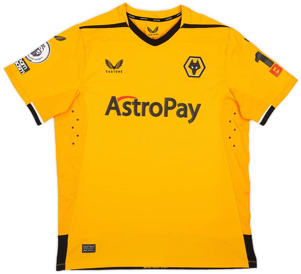 2022-23 Wolves Match Issue Home Shirt Kilman #23