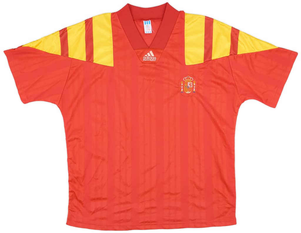 1992-94 Spain Home Shirt - 9/10 - (XL)