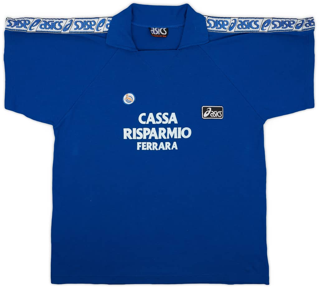1995-96 SPAL Asics Training Shirt - 8/10 - (L)