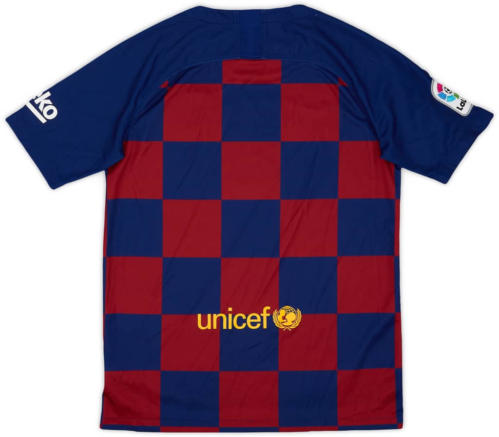 2019-20 Barcelona Home Shirt - 6/10 - (XL.Boys)