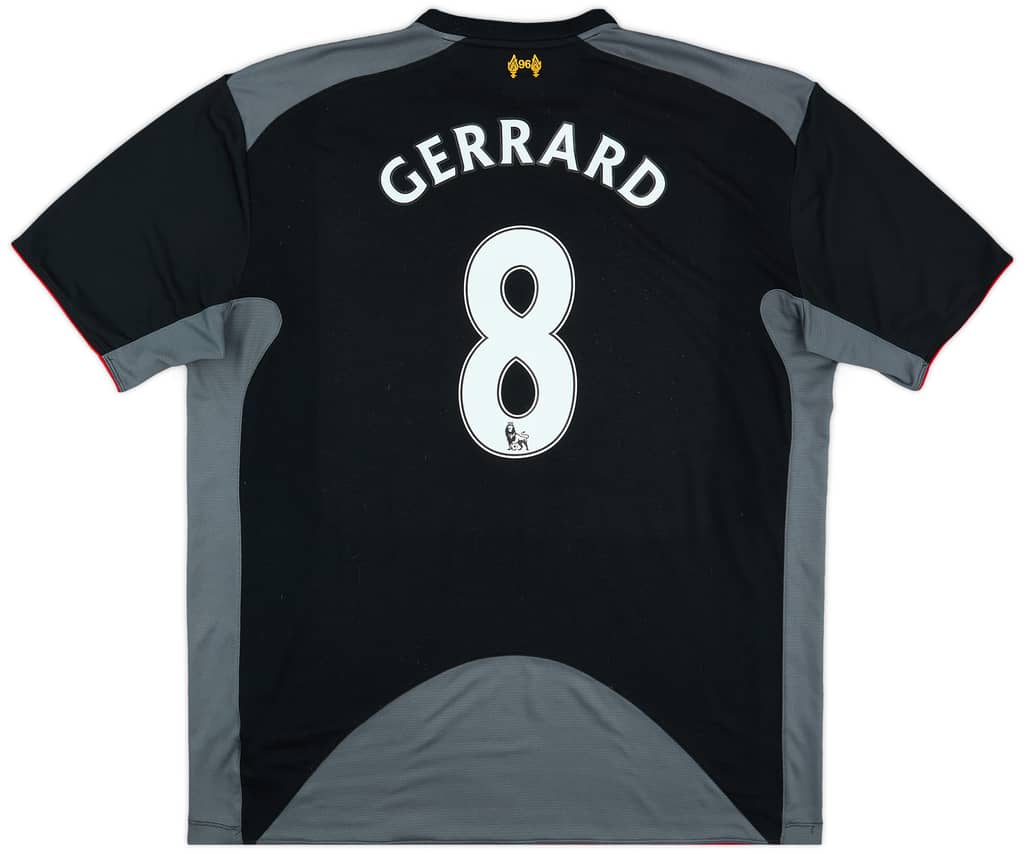 2012-13 Liverpool Away Shirt Gerrard #8 - 6/10 - (3XL)