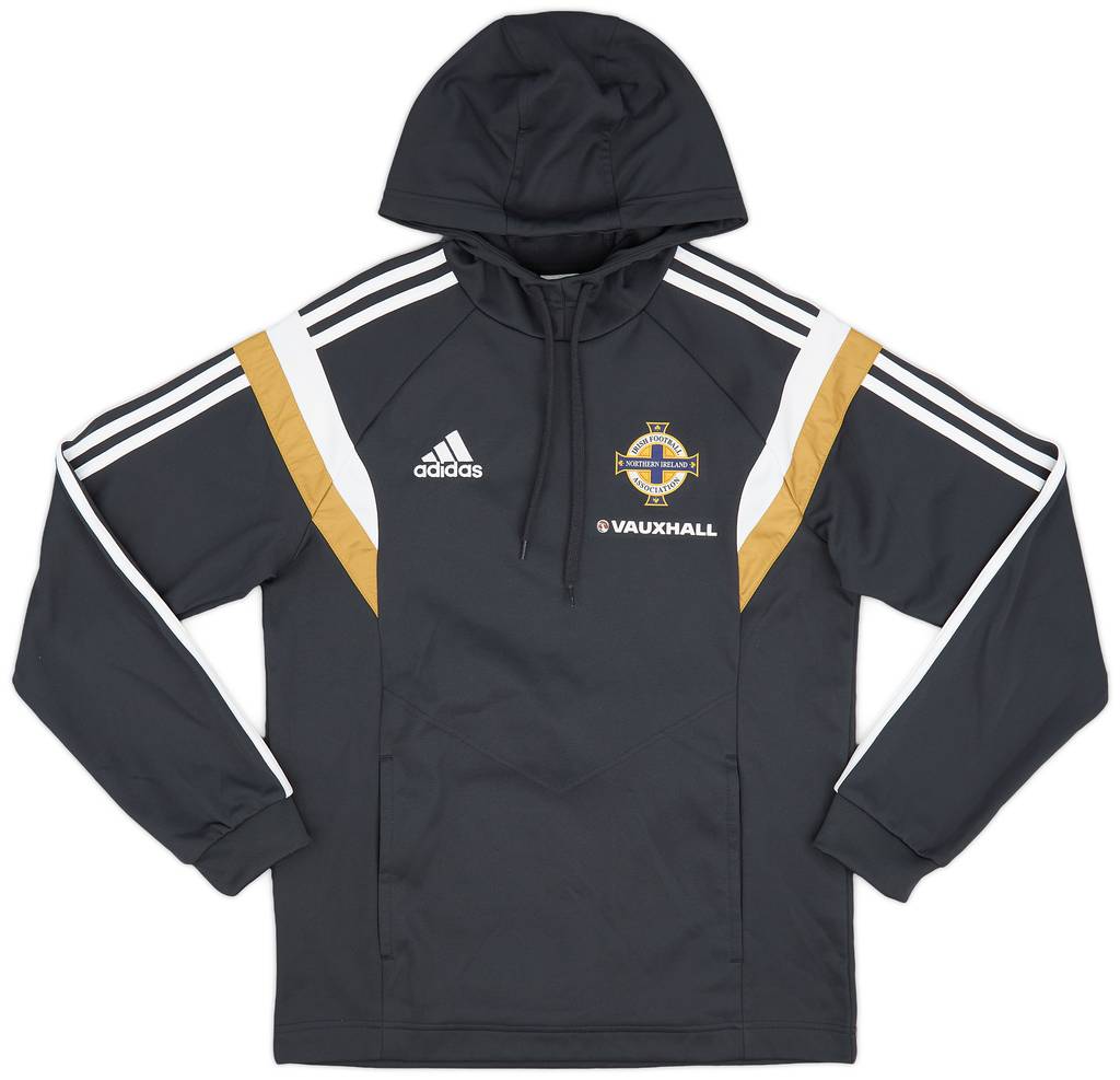 2014-15 Northern Ireland adidas Hooded Top - 9/10 - (S)