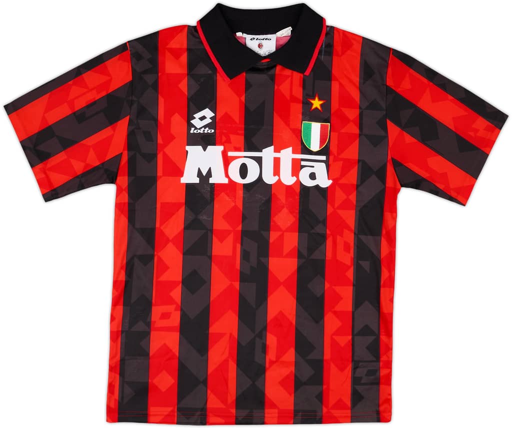 1993-94 AC Milan Home Shirt #9 - 5/10 - (M)