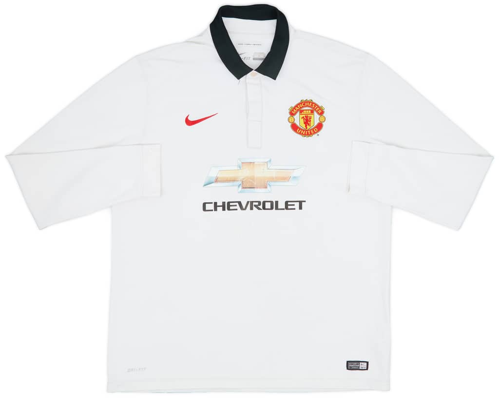 2014-15 Manchester United Away L/S Shirt Rooney #10 - 6/10 - (XL)
