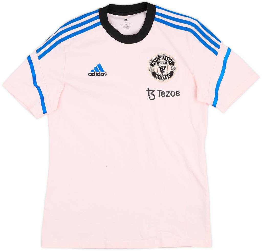 2022-23 Manchester United adidas Cotton Tee - 9/10 - (S)
