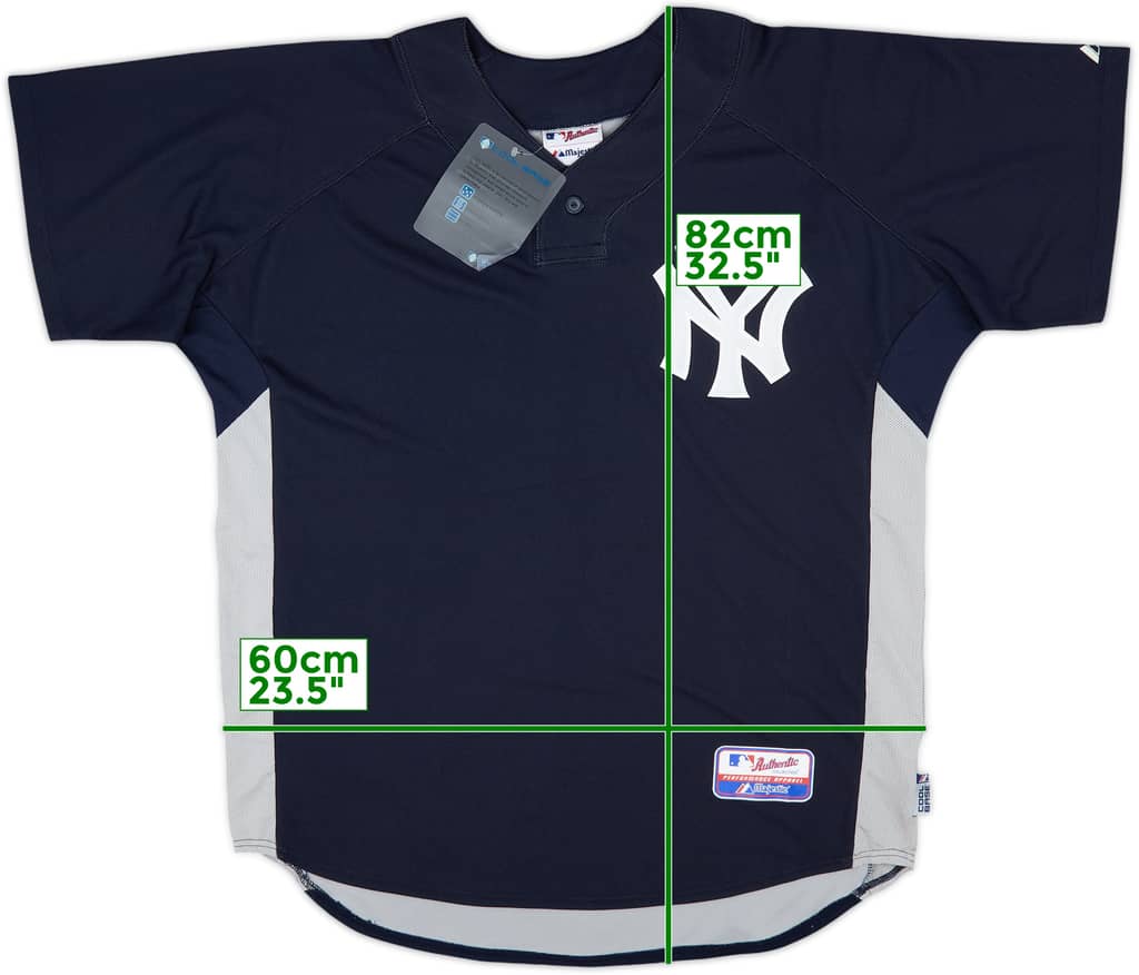 2015 New York Yankees Majestic Authentic Batting Practice Jersey (L)