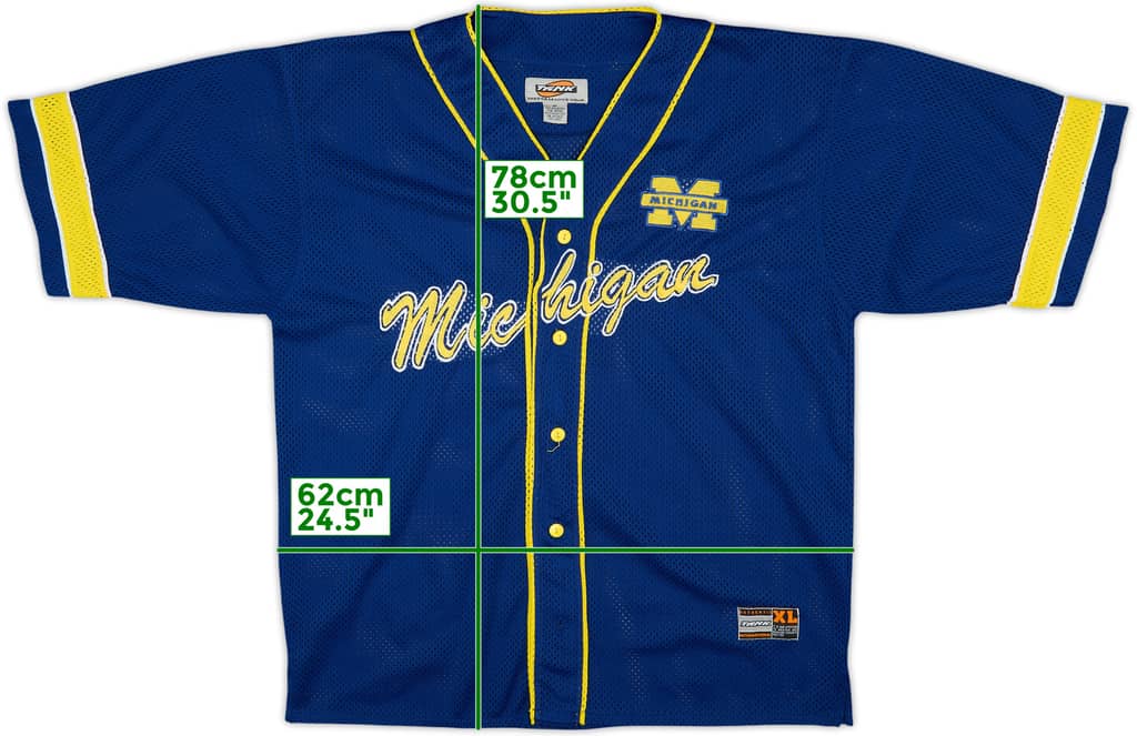 1990s Michigan Wolverines Tank Home Jersey - 7/10 - (XL)