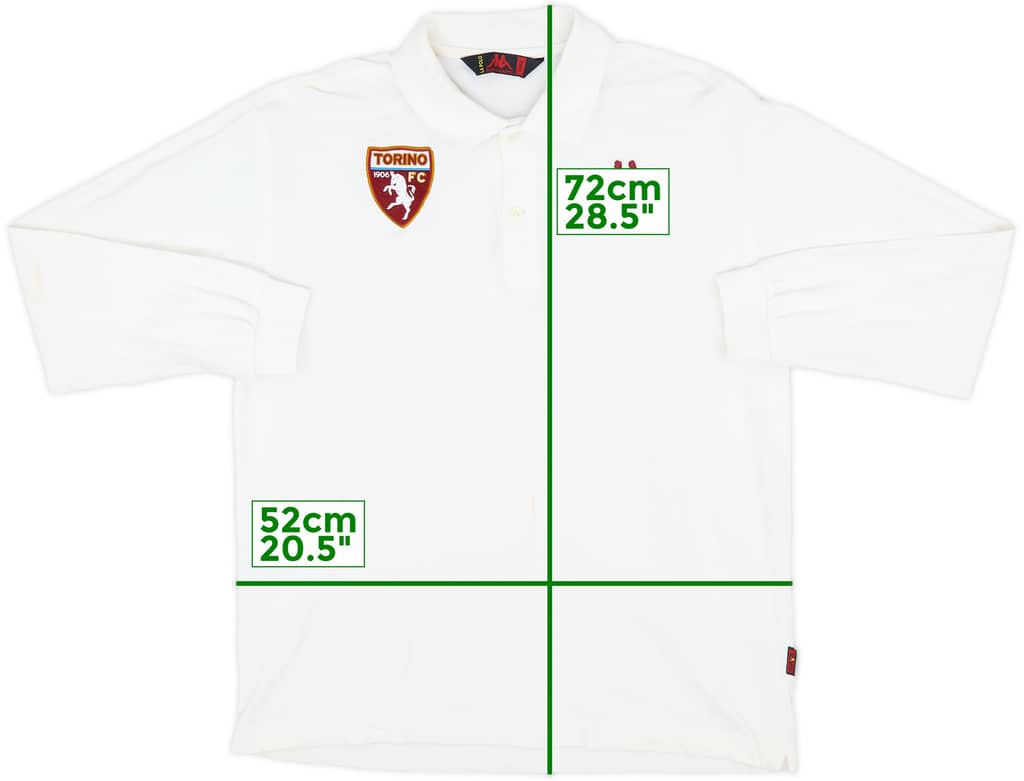 2010-11 Torino Kappa Polo L/S Shirt - 8/10 - (L)