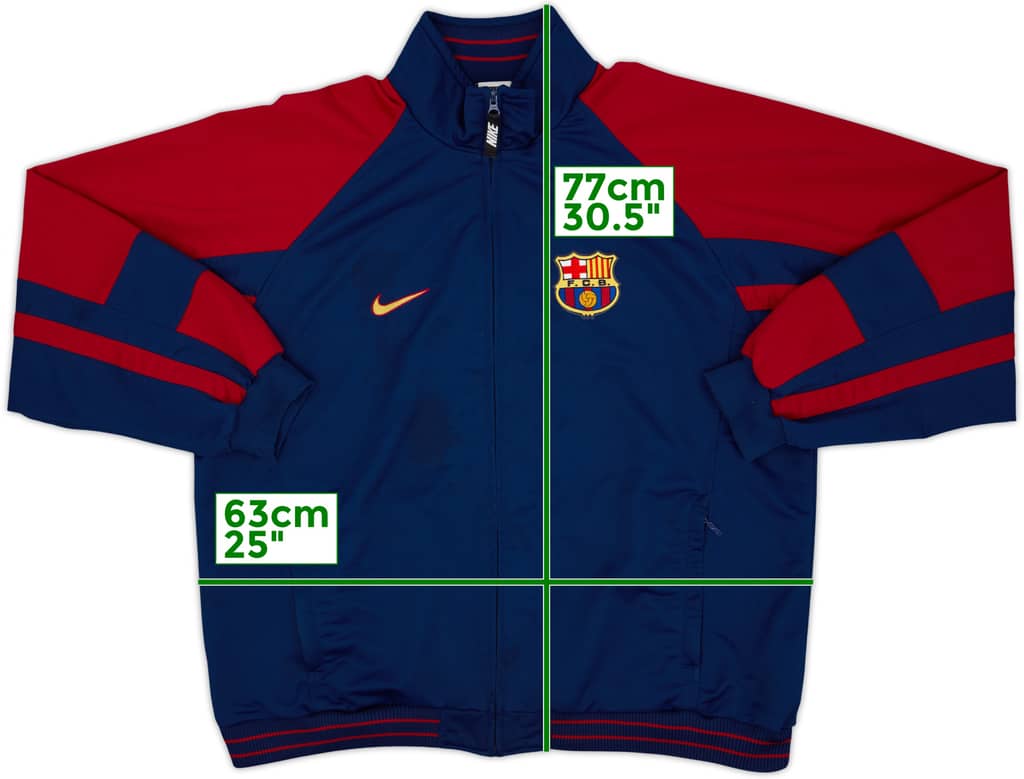 1999-00 Barcelona Nike Track Jacket - 5/10 - (XL)