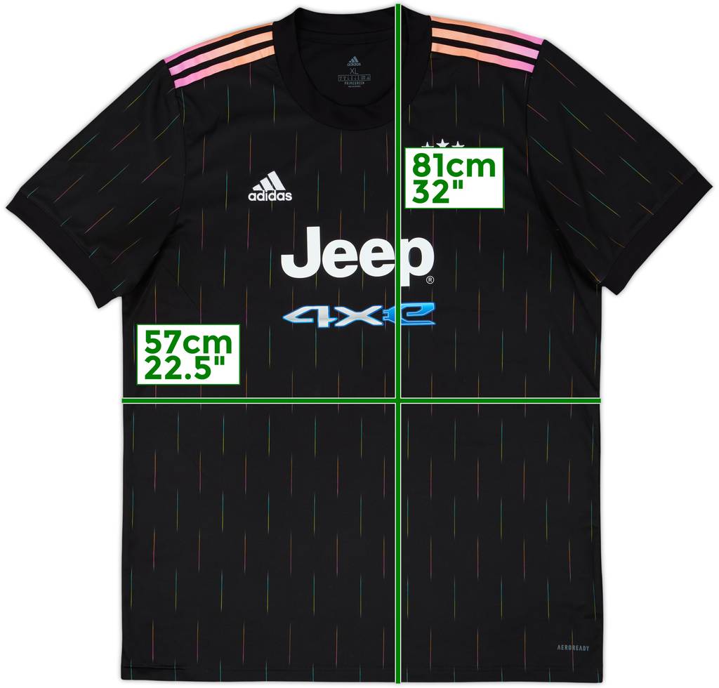 2021-22 Juventus Away Shirt - 9/10 - (XL)