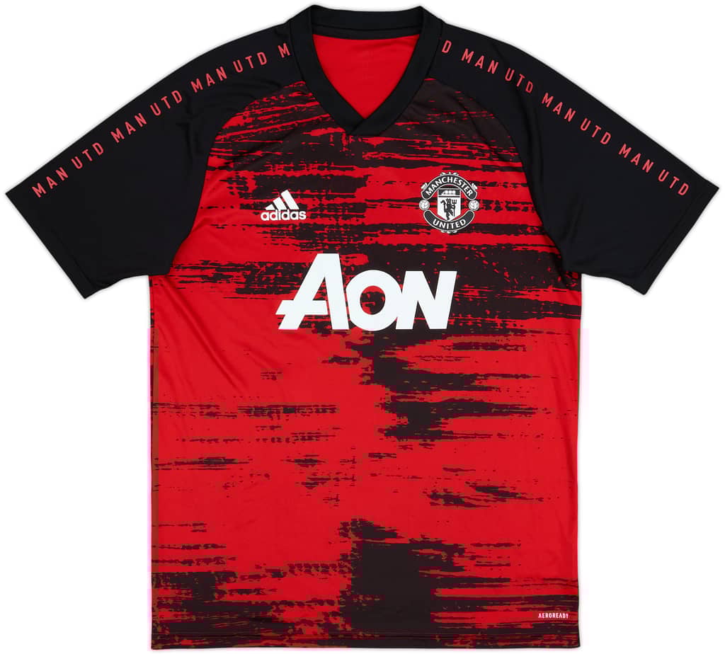 2020-21 Manchester United adidas Training Shirt - 6/10 - (M)