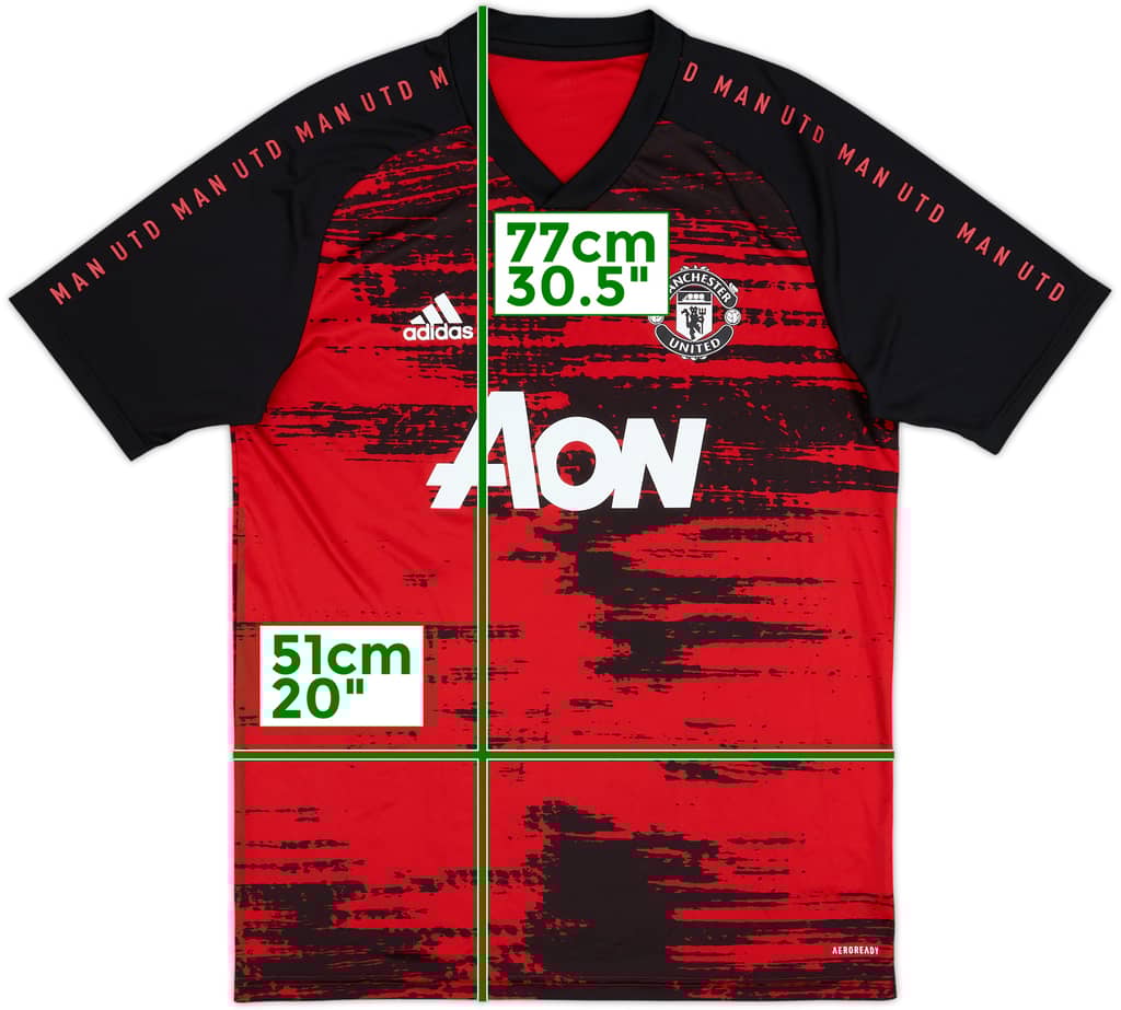 2020-21 Manchester United adidas Training Shirt - 6/10 - (M)