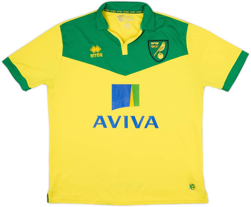 2014-15 Norwich Home Shirt - 5/10 - (XL)