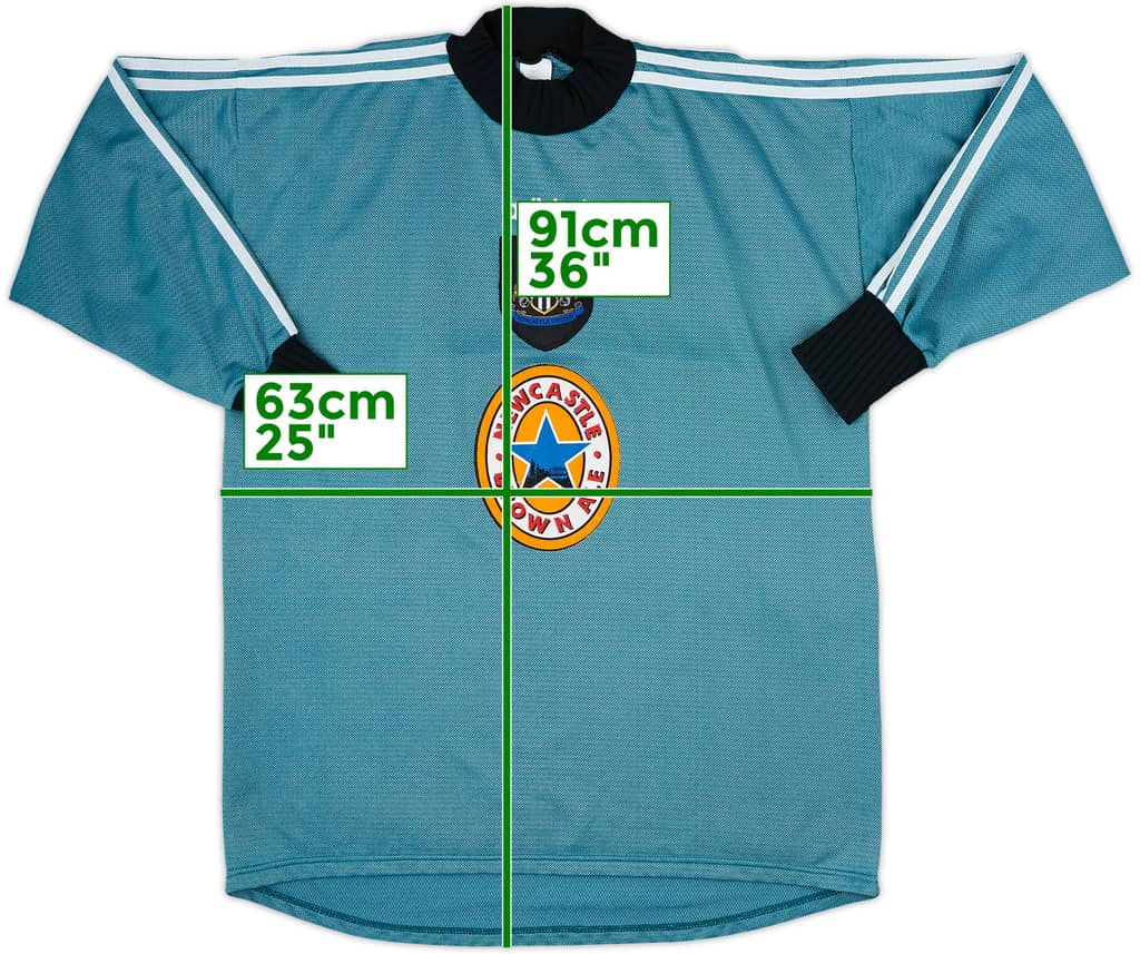 1996-97 Newcastle GK Shirt - 10/10 - (XL)