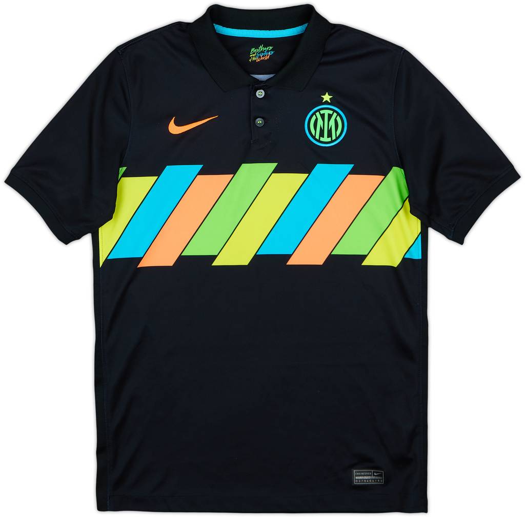 2021-22 Inter Milan Third Shirt - 8/10 - (L.Boys)
