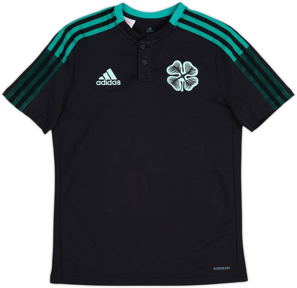2021-22 Celtic adidas Polo Shirt - 10/10 - (L.Boys)