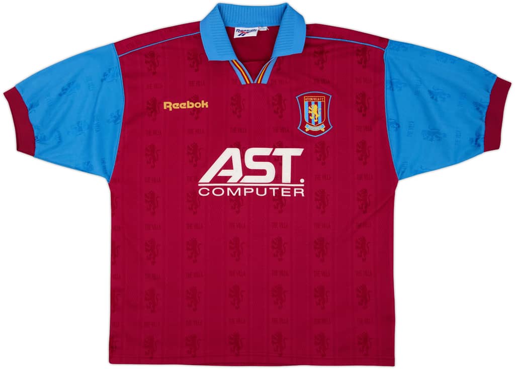 1995-97 Aston Villa Home Shirt - 8/10 - (L)