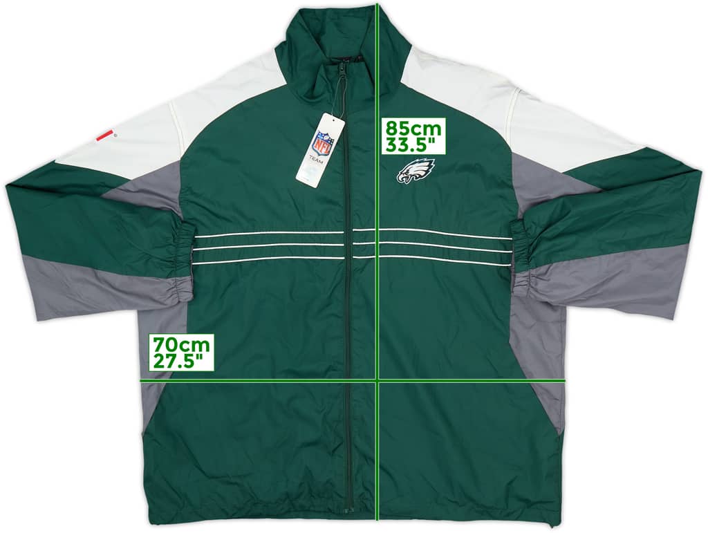 2008 Philadelphia Eagles Reebok Rain Jacket (XXL)