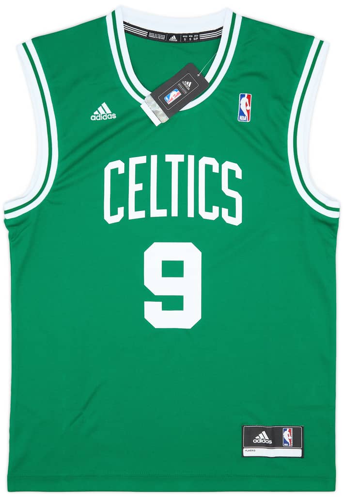2010-14 Boston Celtics Rondo #9 adidas Away Jersey (S)
